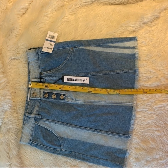 William Rast Aqua Streak A-Line Denim Skirt NWT Size 25 - Picture 9 of 10